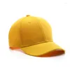 Ball Caps 2023 Fashion Children's Cap с твердым цветом изогнутой карнизы Baby Sun Outdoor Sunscreen Baseball 3-6 лет