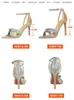 Sandals BIGTREE Shoes Summer Women Sandals Stilettos Heels 11 Cm Ladies Shoes Satins Women Pumps Sexy High Heels Hollow Out Lady Sandals L230720