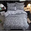 WENSD Beddengoed set geel enkele Dubbele persoon hartvormige beddengoed dekbedovertrek set laken dekbed beddengoed roupa de cama Y225x