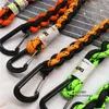 Nylon fluorescerande färg Mobiltelefon Lanyard Woven Kort nyckelring rep för AirPods Lanyard Bag Accessorie Diy Handmased Hand Rope L230619