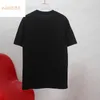 23SS Yeni Klasik Göğüs Mektubu Baskı Basit Desen Pamuk Gevşek Yuvarlak Boyun Çok Yuvarlak Erkek Kadınlar Günlük Kısa Kol T Shirt243b