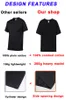 T-shirt da uomo T-shirt nera da uomo HKS Power And Sportser Performance Turbo Logo Shirt Summer Brand Drop