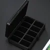 Uhrenboxen, 510 Gitter, schwarze Aluminiumlegierung, Uhrenaufbewahrungsbox, Koffer, Display, mobile Schott-Organizer-Box für Männer, weiches Uhrenkissen 230719