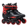 Inline-Rollschuhe LS-6 Slalom Inline-Skates Erwachsene Kinder Rollschuhschuhe Gleitendes Free Skating Patines FSK Brake Street Road Original LESCAUL HKD230720