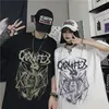 Heren T-shirts Zomer Goth Vrouwelijke Tee Esthetische Losse mannen en vrouwenT-shirt Punk Dark Grunge Streetwear gothic Top T-shirts Harajuku y2k Kleding 230719