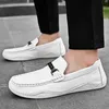 Jurk Schoenen Split Lederen Schoenen Mannen Italiaanse Business Casual Schoenen Mannen Zachte Loafers Ademende mannen Luxe Merk Mocassins Zapatos Hombre L230720