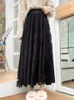 Rokken REALEFT Vintage vrouwen Kant Gehaakte Paraplu Lange Bohemian Hoge Taille Hollow Out Vrouwelijke Maxi Lente Zomer 230720