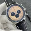 U1 Bri etling 46MM Orologio da uomo nuovo Superocean Navitimer Cronografo Movimento batteria Quarzo Quadrante argento 50° ANNIVERSARIO Orologi da polso in acciaio inossidabile DE