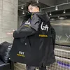 남자 재킷 스프링 패션 가을 의류 대형 m-4xl 2023 ins windbreaker 남성 미드 길이 청소년 코트 스트리트 아웃웨어 탑