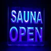 SAUNA OPEN beer bar pub Neon Led Sign Gift man cave238G