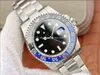 14 stijl EW EWF Maker herenhorloge 40 mm GMT II 116710 Batman blauw zwarte horloges keramische lichtgevende jubileumarmband CAL.3186 3285 uurwerk automatisch herenhorloges