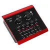 Live Sound Card Karaoke Mixer Recording ligent Volume Adjustable o Mixer Sound Card Multiple Effects12485