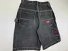 Shorts pour hommes Retro gym shorts hommes lâche mode y2k denim hip hop pantalons de survêtement décontractés jambes larges cargo polyvalent streetwear 230719