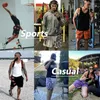 Homme Shorts Lettre Imprimé Chic Tendance Y2K Gym Pour Homme Séchage rapide Respirant Avec Poches Décontracté Entraînement Fitness Course Jogging