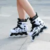 Inline Roller Skates Adult Professional Roller Skates For Man and Woman Inline Flat Speed Skating Sliding Shoes 4-Wheels Outdoor Adult Patines HKD230720