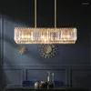 Candeeiros Pendentes Todo em Bronze Cristal Candeeiro de Sala de Jantar Estilo Americano Luz Luxo Decoração Pós-moderna Criativo Lustre Nórdico Todo em Cobre