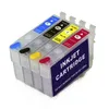Cartuccia d'inchiostro di ricarica vuota da 2 set a 4 colori senza chip per Epson WorkForce WF-2861 WF-2810 WF-2830 WF-2835 WF-2860 WF-2850 WF-28233n