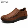 Sapatos sociais masculinos, casuais, leves, macios, confortáveis, sem cadarço, sapatos de couro, mocassins, tênis de condução tamanho grande 39-48 L230720