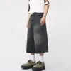 Herr shorts y2k mens vintage streetwear byxor koreanska harajuku denim bred benbyxor korta byxor grunge bermudas jeans kläder 230719