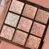 9 Cores Sakura Christmas Palette Shimmer Shine Eyeshadow Palette Matte Glitter Eyeshadow Palette Shiny Eye Shadow Eye Pigments