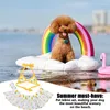 Dog Apparel Swimsuit For Dogs Pet Bath Suit With Pineapple Pattern Sundress Female Clothes Swim Bikini Trunks Small