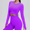 Women's Tracksuits Seamless Sports Suit Yoga Set for Women Fitness Wear Long Sleeve Yoga Clothing Gym Workout Sportswear Two Piece Tracksuit Women J230720
