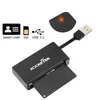 Memória do leitor de cartão inteligente Rocketek USB 2.0 para ID Bank EMV eletrônico DNIE dni cidadão sim cloner conector adaptador PC computador