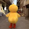 2019 Costume de mascotte de canard en caoutchouc géant de haute qualité taille adulte Anime vêtements fête maquillage Delivery2504