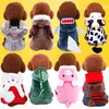 Hond Kleding Fleece Animal Holloween Kostuum Kleding Zachte Kat Jumpsuit Huisdier Hoodies Outfit Voor Kleine Honden Pug Puppy Jas Accessories227F