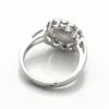 Pearl Ring Mount Round Face Ring Base Jewelry Findings 925 Sterling Silver DIY Making 5 Pieces326o