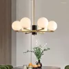 Chandeliers Led Art Pendant Lamp Room Decor Nordic Smart Home Living Decoration Indoor Dining Lustre Lampara Techo Light