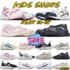 Toddlers Kids Shoes NB Bambini giovani grandi ragazzi Sports Designer Black Grey Bianco Pink Blue 26-37