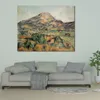 Moderne abstrakte Leinwandkunst „Mont Sainte-victoire gesehen von Bellevue“ Paul Cezanne handgemachtes Ölgemälde zeitgenössische Wanddekoration