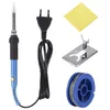 JCD solder 110V 220V 60W Electric Soldering Iron Tips and kits Adjustable Temperature Solder irons colorful 908232c