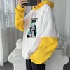 Herrtröjor Herrarna Anime Blue Lock Seishirou Nagi Harajuku Men Cartoon Streetwear Korean Overdimensionerad Fashion Warm Patchwork Sweatshirt