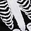 Jumpsuits Children's 2023 Spring and Autumn Skull Head Long Sleeve Bodysuit Romper Halloween Hooded Infant Creeper T230720