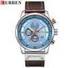 Curren Custom Watch 8291 Brand Chronograph Quartz Watch Sport Watches Men Wrist Gift Male Wrist Clock Reloj Hombre