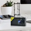 Радиопортативный цифровой BluetoothCompatible 50 Stereo DABFM для домашнего офиса с использованием 24 -дюймового ЖК -дисплея 230719