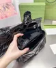 5A Jakość All Black Designer Bag Womans Tote Torka Portbage 26 cm Kobiety Czarny Łańcuch Pasek na ramię krzyżowe torby Kobieta Błyszcząca skóra torebka torebka