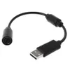 استبدال سلك كبلات USB Black USB لـ Xbox 360 سلكية Controller Extension Cables Wire241L