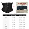 Femmes Shapers Underbust Noir Corset Femme Ceinture Plus La Taille Top Court Faja Gaine Acier Désossé Minceur Taille Corsets pour Femmes Body Shapewear 230719