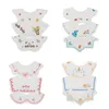 Bibs Burp Cloths 3 PCS SET 360 Вращение детского кормления слюни для украшения вышива