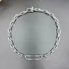 Chains Qualité Sterling Sier Collier U Chain Men and Women Personality Personality Birthday Jewelry Gift2237