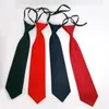 Cravate pour enfants 4 couleurs cravates solides pour bébé 28 6 5 cm cravates élastiques pour enfants cadeau de Noël shipp280Q