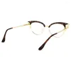 Sunglasses Frames Zeelool Trendy Cat Eye Glasses Frame With Non-prescription Clear Lens Chic Eyewear For Women ZVFX0060