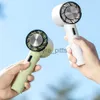 Portable Air Coolers Mini Portable Handheld Fan Cold Compress Air Couling Fan 2200mAh USB RADDABLE Electric Fan Outdoor Handy Bladless Turbo Fan X0729