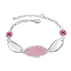 Link Bracelets BN-00035 Trendy Women Jewelry 2023 Bulk Items Wholesale Women's Rhinestone Valentine's Day Gift For Girlfriend