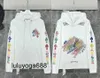 Nieuwe 23ss Luxe Heren Jassen Designer Rits Sweatshirts Hart Hoefijzer Kruis mode Merk Vrouwen Chromes Casual Trui Losse Trui Jas hoodie