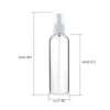 Przenośna plastikowa butelka Mgły 120 ml PET Spray Fiolka do dezynfekcji, 120 ml perfum makijaż pojemnik SDRRF