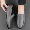 Kleding Schoenen Mode Trend Herenschoenen Casual Ademend Zacht Kantoor Loafers Echt Leer Heren Italiaanse Mocassins Designer Platte Schoenen Heren L230720